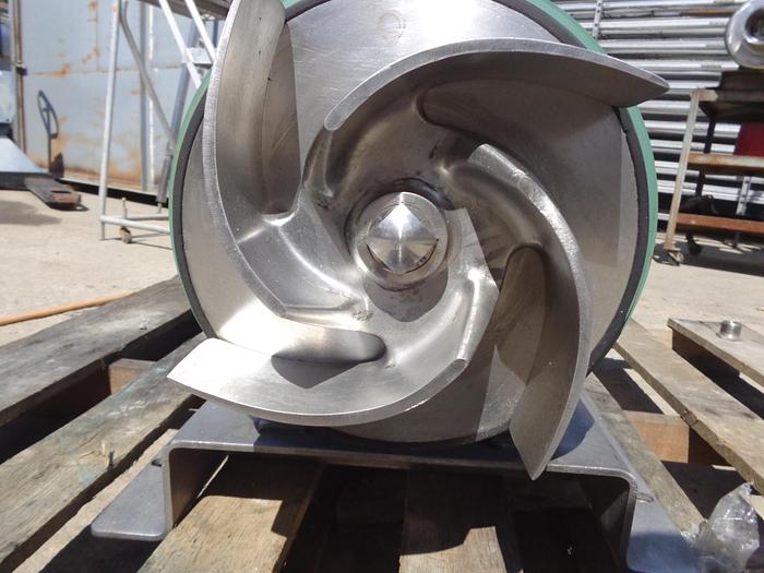 Used Pump, Centrif., 20/22 HP, S/st, 4" x 6", Sanitary, S742773