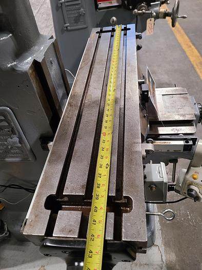 Used Bridgeport Milling Machine 2 HP Vari Speed Round Head DRO & X, Z Power Feed