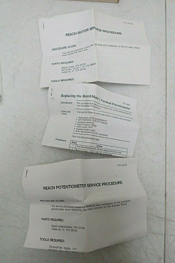 Used Pittman GM8712F433 Motor & Bourns 3541H-470 Potentiometer for Zymark 42188/0