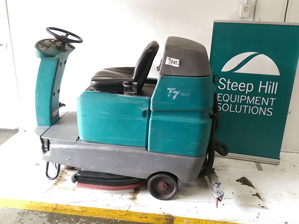 Used Sold Tennant T7 Rider Floor Scrubber at Steep Hill Equipment Solutions