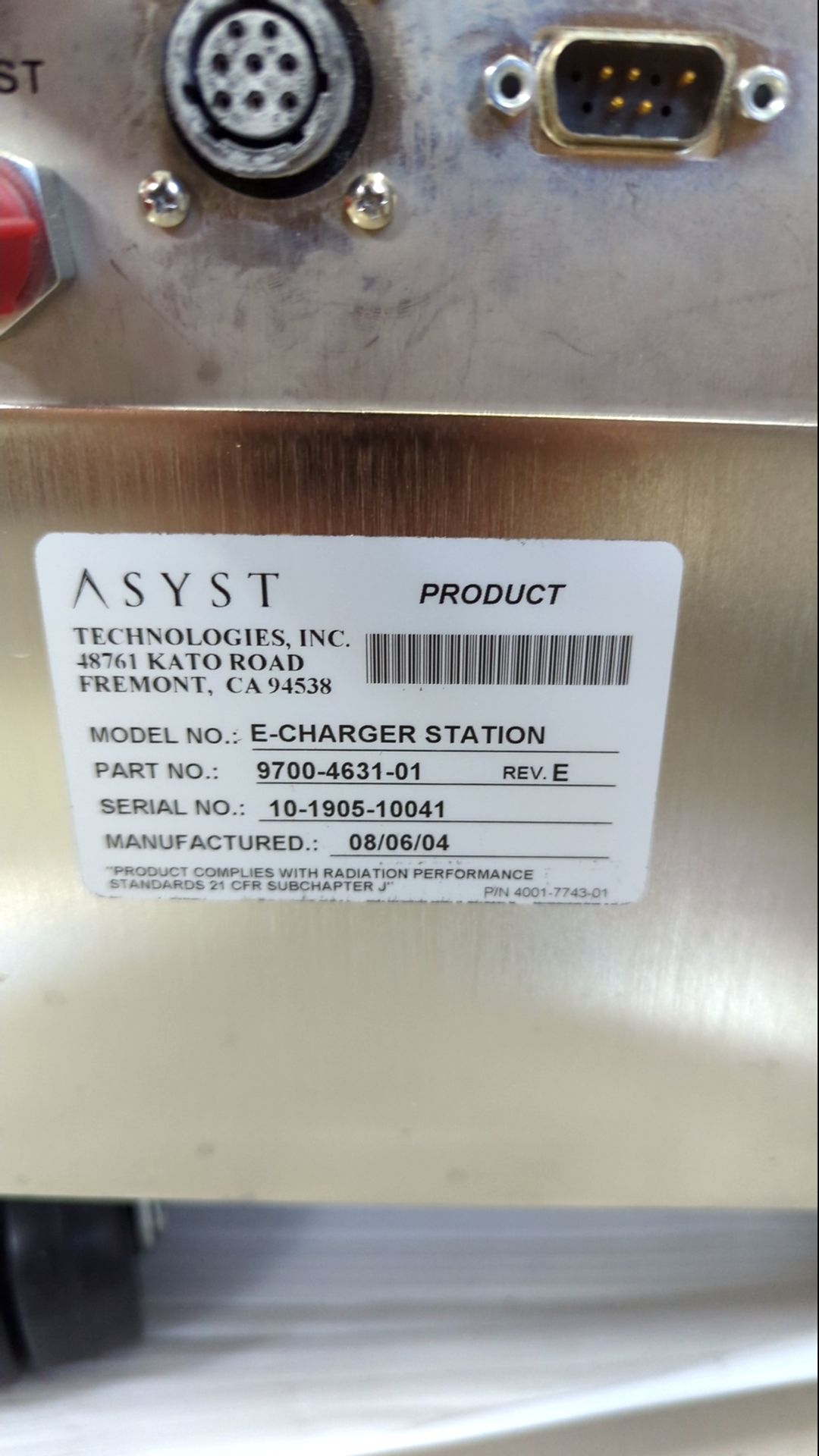 Used Asyst E-charger
