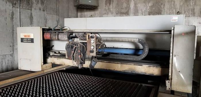 Used 1991 MAZAK CNC LASER TABLE LASERPATH TURBO X 510 SMOKE EATER CUTTER X510