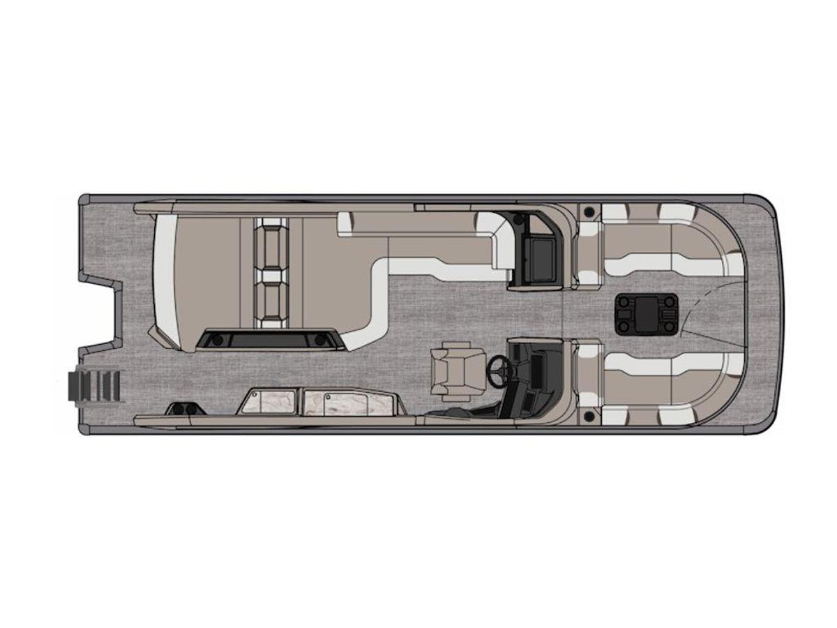 2026 Avalon Excalibur LTD Versatile Rear Bench Windshield 25 FT