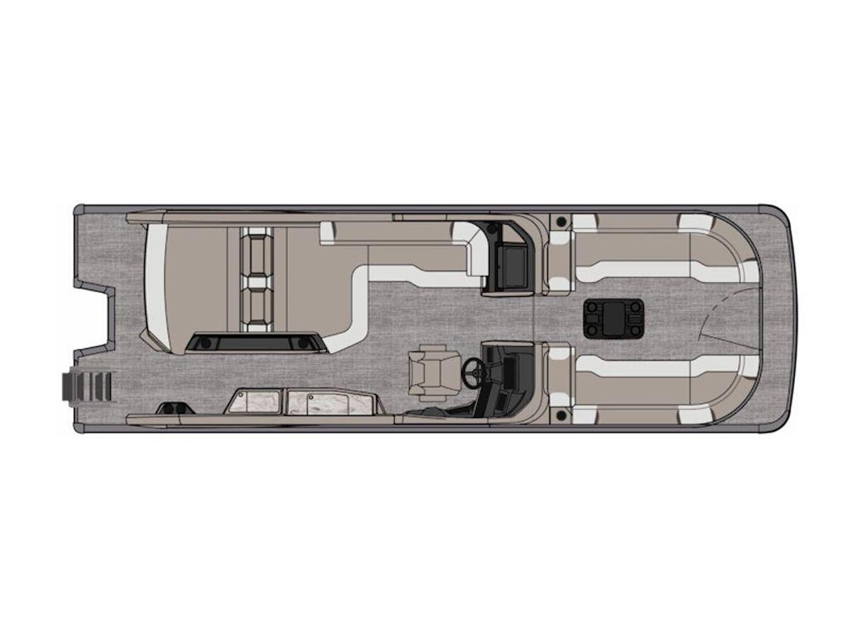 2026 Avalon Excalibur LTD Versatile Rear Bench Windshield 27 FT