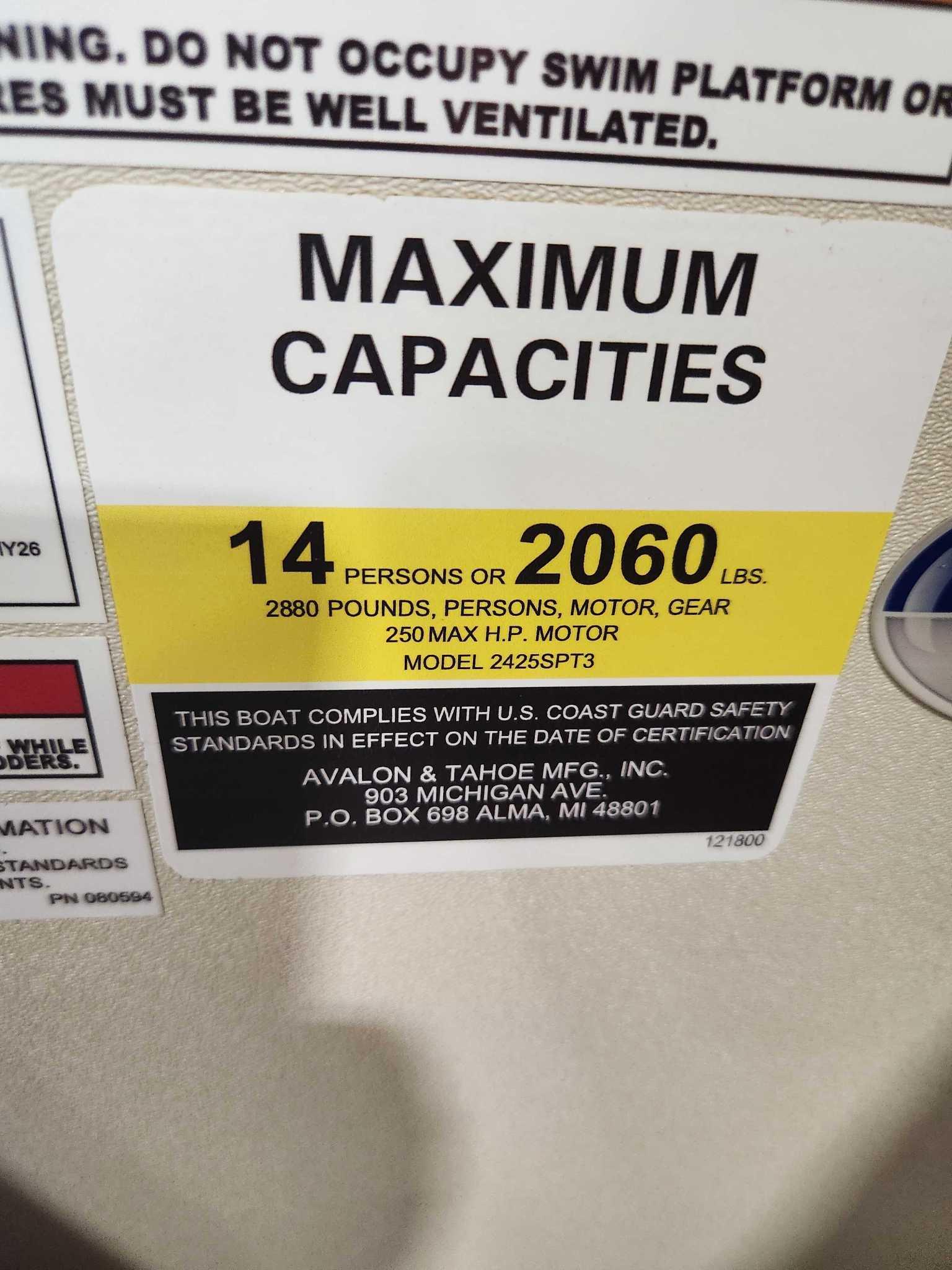 2026 Avalon 2585 25 Catalina ENT