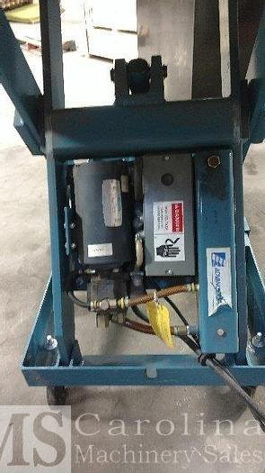 Used Electric Advance Brand Hydraulic Scissor Lift Table 72"x48" Lift Table
