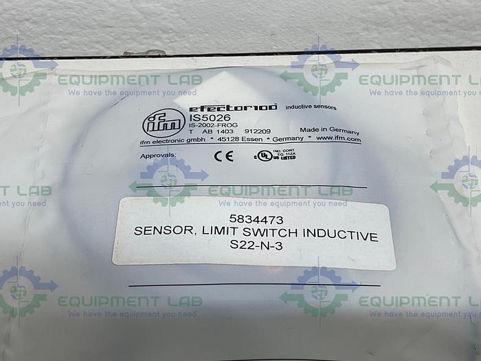 IFM Efector 100 IS5026 Inductive Sensor 2mm, 200mA