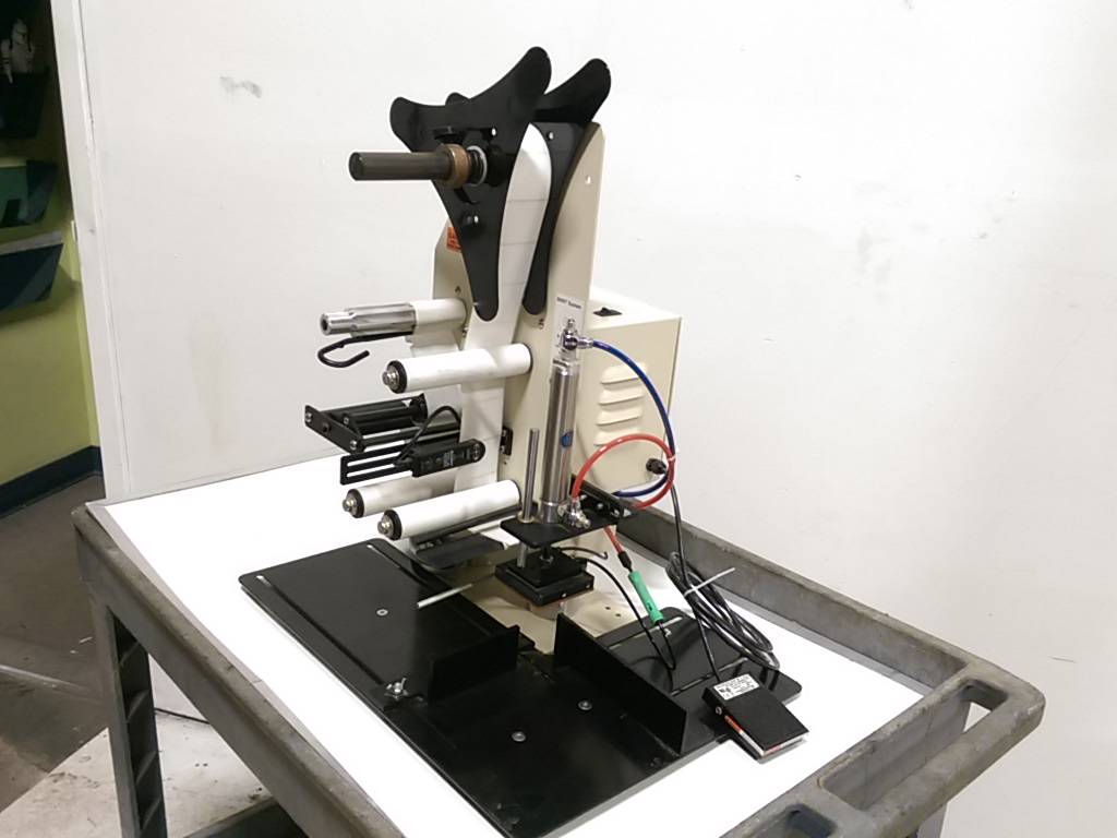 Used Take-a-Label Wipe On Labeler