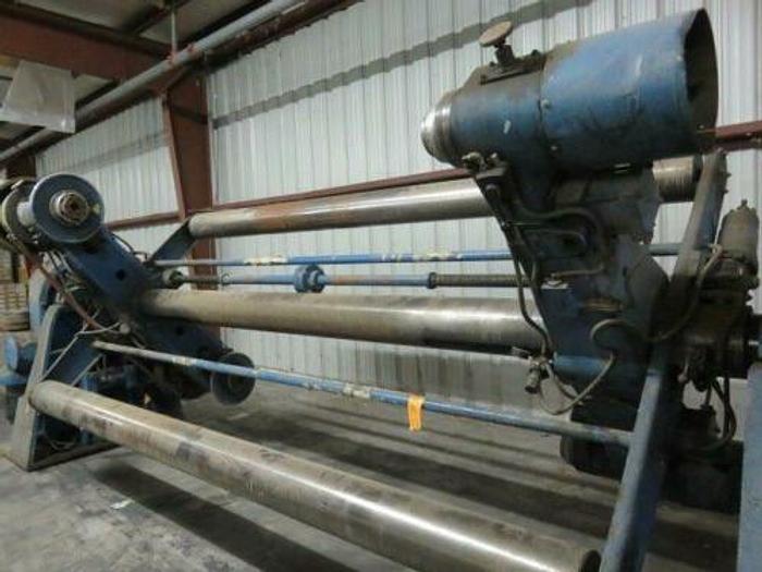 Used 100" (2.54M) BLACK CLAWSON SHAFTLESS TURRET UNWIND 60" DIA.