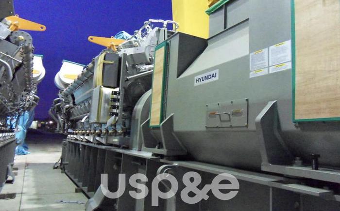 8 MW 2011 New STX-MAN 18V32/40 HFO Generator Sets