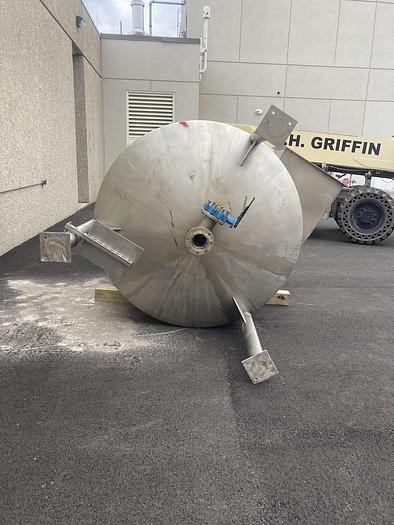 Used Used approximately 750 cu. Ft. 304 stainless steel air scrubber