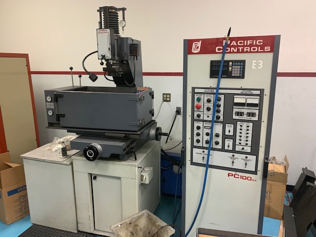 Used Pacific Controls Model PC100EX Die Sinker Type EDM #5778