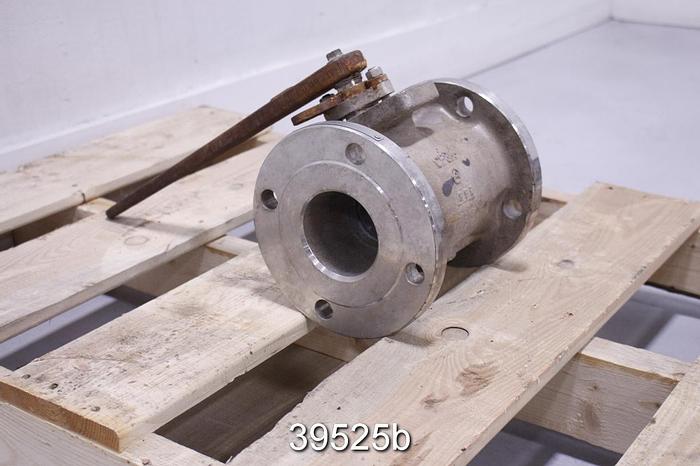 Used Neles Jamesbury A 3" Hand Operated Ball Valve #39525