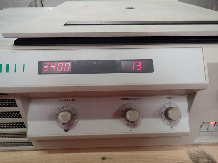 Used Sorvall Model RT-7 Plus Refrigerated Centrifuge with Rotor & Buckets