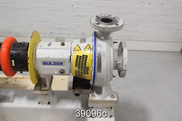 Unused Sulzer APT22-2B Pump, ASTM A890 Stainless Steel, with Motor, Unused #39096