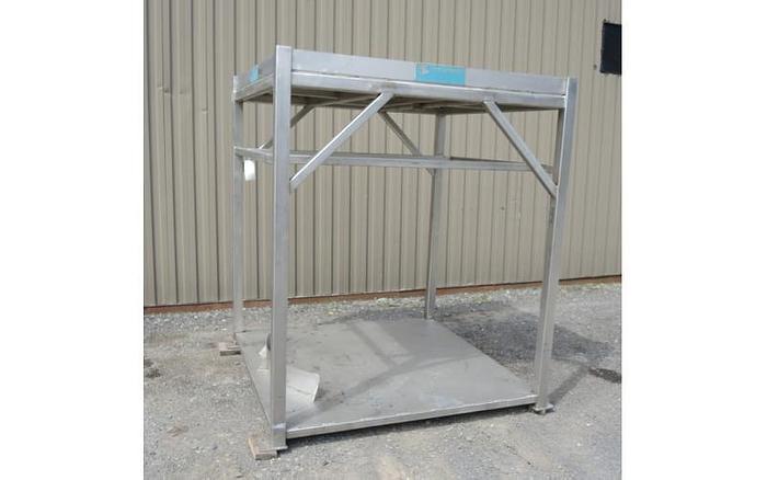 Used USED STAINLESS STEEL FRAME, 71'' X 71'' X 84'' HIGH