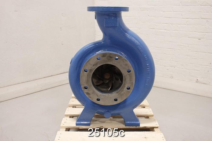 Used Goulds 3196 Goulds 3196, 6X8X15, Stainless Steel Casing, Stainless Steel Impeller, 6 Vane Impeller, 12" Diameter Impeller,  Stainless Steel Stuffing Box, Packing, Xlt Power End #25105