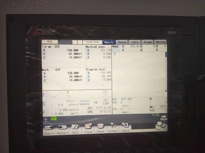 Used 2018 KFM TL-750 CNC MILLING MACHINE