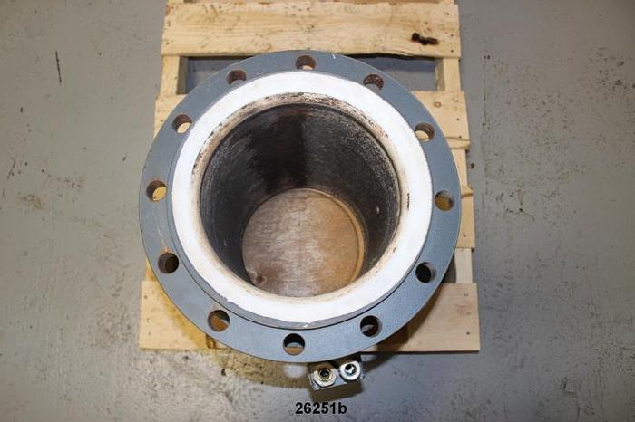 Used Foxboro 9310A-SIBA-THJ-GL Flow Tube, 10", Hast-C Electrode, Lined Origin 2A0043 #26251