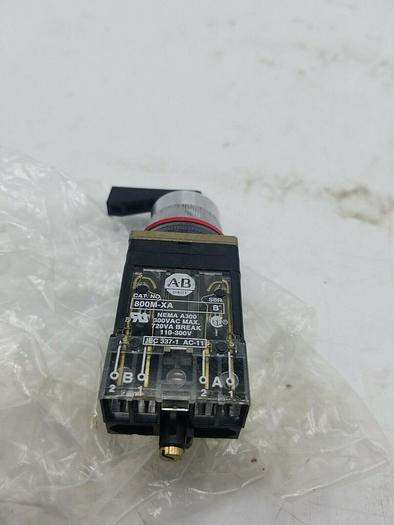 Used Allen Bradley 3 Position Selector Switch 800MR-JX9B