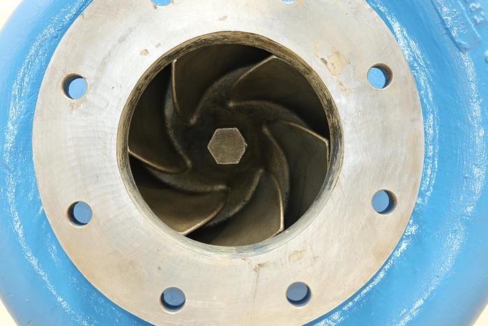 Used Goulds 3196 6x8x15 Pump, Stainless Steel Casing #43745