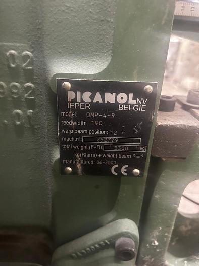 Gebraucht 10 sets Picanol Air-Jet Weaving Looms, type OmniPlus  – 190-4R