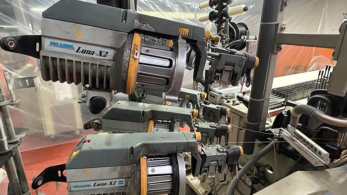 Gebraucht 04 gebrauchte Picanol Greiferwebmaschinen, Typ Gammax 8-R 220  mit Stäubli Schaftmaschine