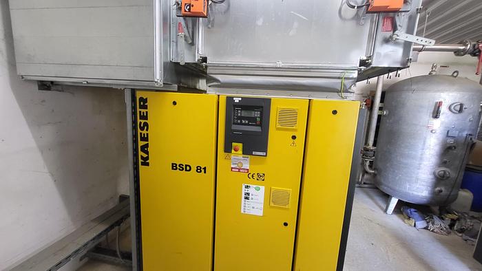 Gebraucht i) 2 Kompressoren-Anlagen, Fabrikat Kaeser