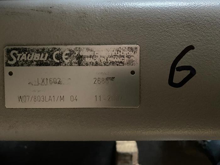 Gebraucht 09 Stäubli Jacquard Maschinen LX 1602 - 2688, Bj. 2007