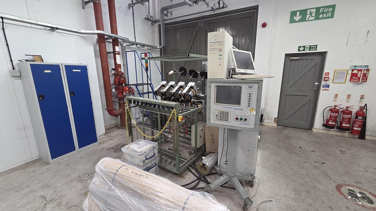 Gebraucht 01 gebrauchter Suzuki Musterkettenschärmaschine, Typ NAS-130