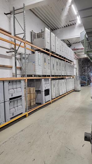 Gebraucht x) 120 - 150 Aluminium-Wägen, perforiert, fahrbar