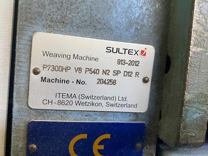 Gebraucht 02 ITEMA / SULTEX PROJECTILE LOOMS P7300 HP V8 P540 N2 SP D12 R