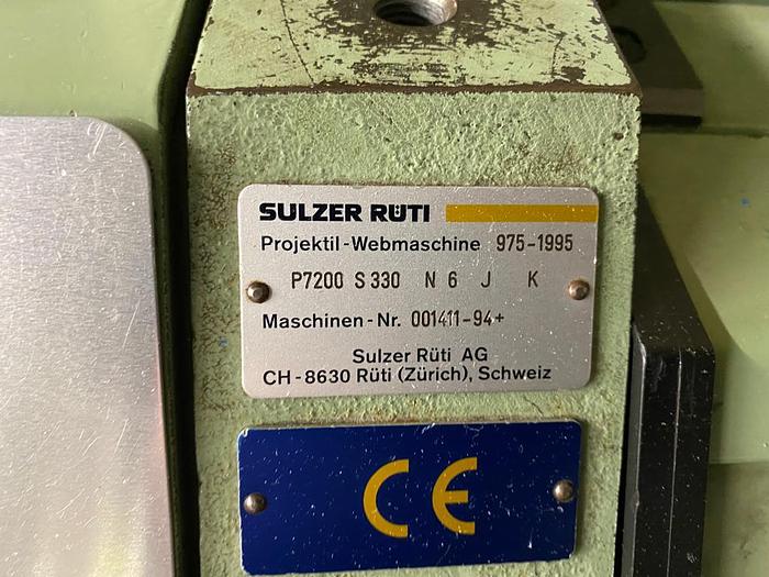 Gebraucht 01 gebrauchte Sulzer Webmaschine P7200 S 330 N6JK inkl. Jacquardmaschine inkl. 10 Kartons Sulzer Ersatztteilen