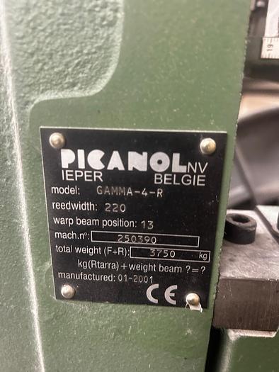 Gebraucht 5 sets used RAPIER LOOMS, make PICANOL, type GAMMA-4-R 220