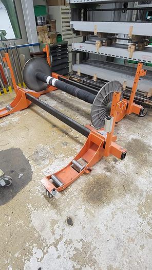 Gebraucht q) 06 Kettbaum- und Geschirrwagenwagen, Fabrikat Genkinger