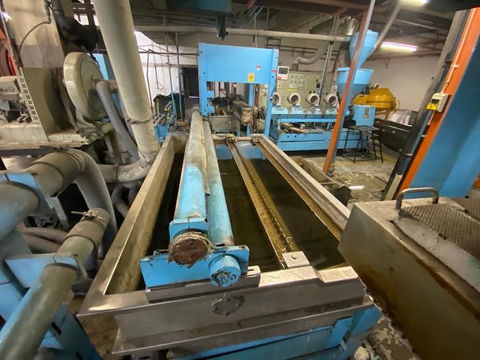 Gebraucht COMPLETE BARMAG PP/PE TAPE EXTRUSION LINE, 2003 Type: Barmag FB9-1300-WS/HT