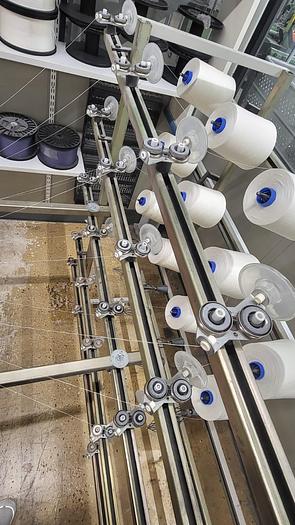 Gebraucht c) 1 Hilfskantenspulen - Schärmaschine, Fabrikat TFT (Italien)