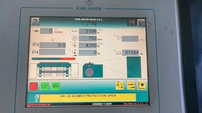 Gebraucht 01  KARL MAYER ROTAL BEAMING MACHINE (WARPER), 2006