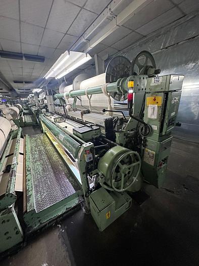 Gebraucht 16 sets used SULZER PROJECTILE LOOMS, type PU 130 VSD KR for Terry fabrics
