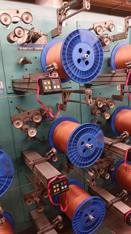 Gebraucht Sahm 400 E Winding Machine (90 Spindles), yoc 1996