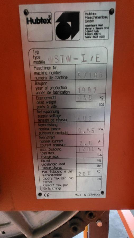 Gebraucht Hubtex Warenbaumlagerung, 1997