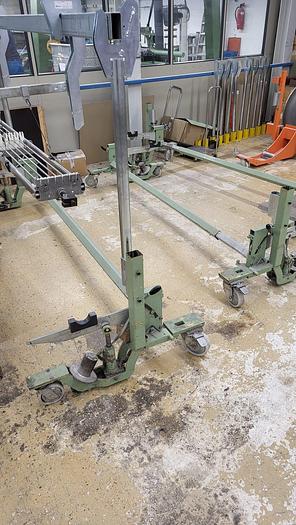 Gebraucht q) 06 Kettbaum- und Geschirrwagenwagen, Fabrikat Genkinger