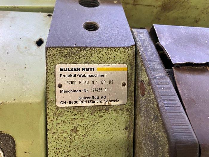 Gebraucht 04 SULZER PROJECTILE LOOMS P7100 P540 N1 EP D2