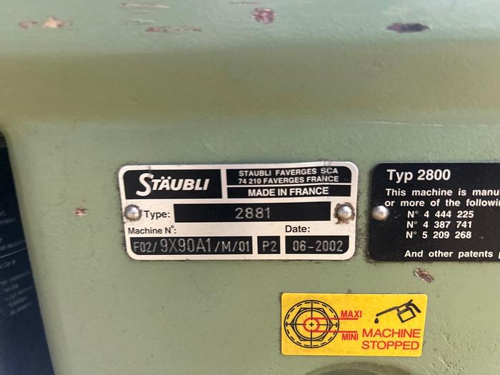 Gebraucht 02 Dornier Luftwebmaschinen AWV 8/S 220