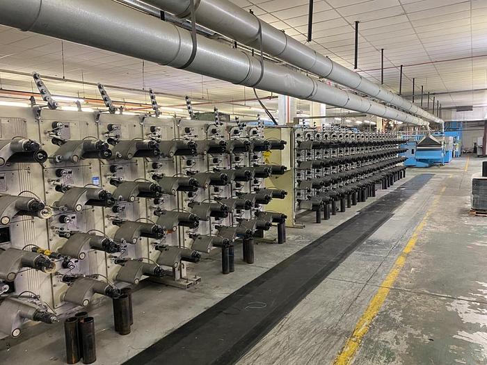 Gebraucht COMPLETE BARMAG PP/PE TAPE EXTRUSION LINE, 2003 Type: Barmag FB9-1300-WS/HT