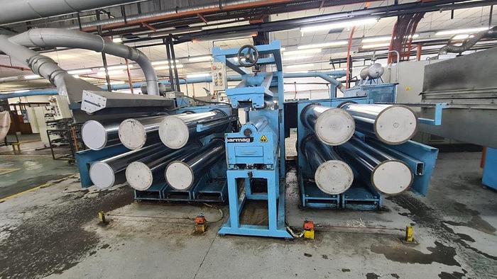 Gebraucht COMPLETE BARMAG PP/PE TAPE EXTRUSION LINE, 2003 Type: Barmag FB9-1300-WS/HT