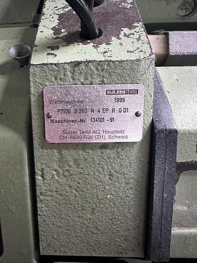 Gebraucht 8 sets used SULZER PROJECTILE LOOMS, P7100 B360 N4 EP R Q D1