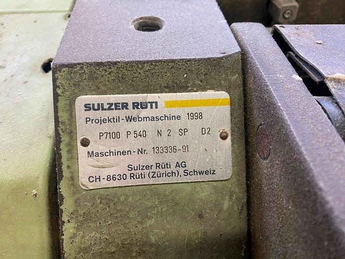 Gebraucht 02 SULZER PROJECTILE LOOMS P7100 P540 N2 SP D2