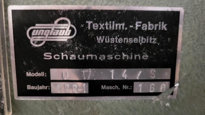 Gebraucht e) 01 Warenschau- / Umrollmaschine Unglaub