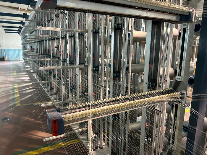 Gebraucht 01 gebrauchte KARL MAYER Schärmaschine, Typ BOM 2200 Band-O-Matic